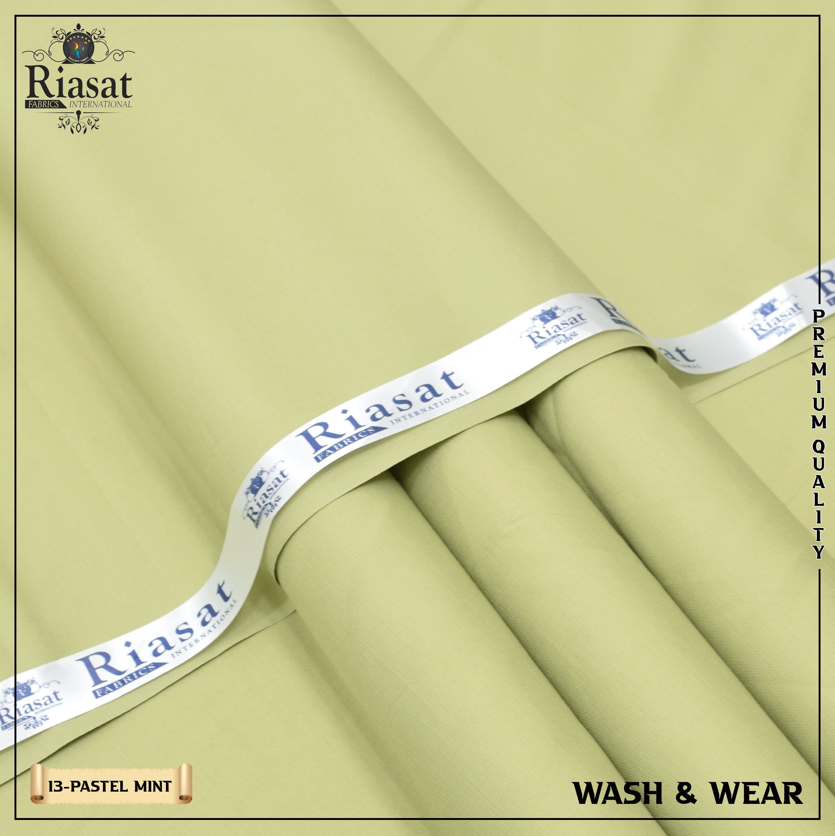 ITALIAN BOSKI WASH & WEAR PASTEL MINT