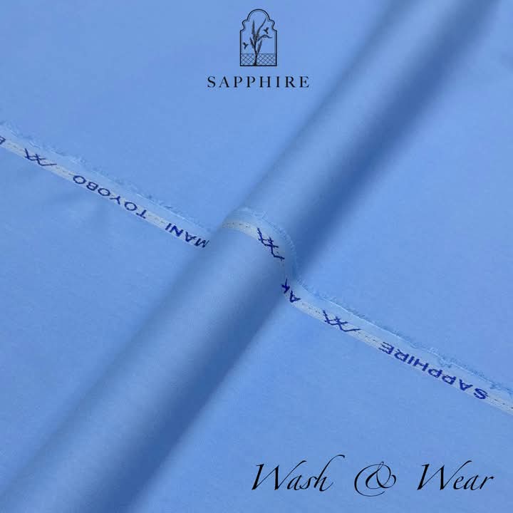 SAPPHIRE ARMANI TOYOBO WASH & WEAR SKY BLUE