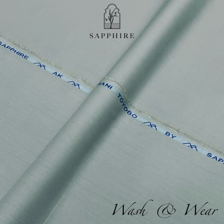 SAPPHIRE ARMANI TOYOBO WASH & WEAR GRAY GREEN