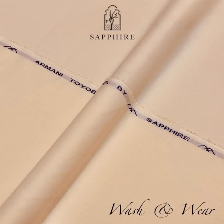 SAPPHIRE ARMANI TOYOBO WASH & WEAR SOFT ORANGE