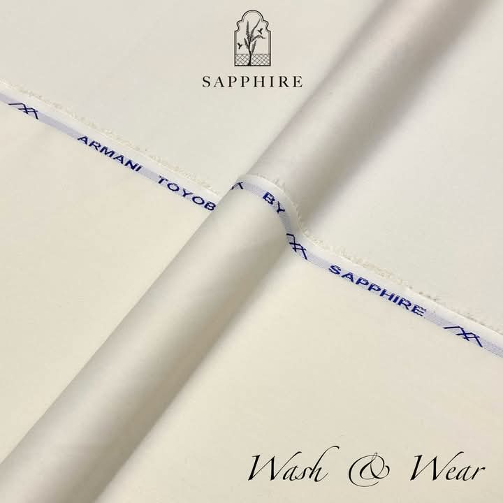 SAPPHIRE ARMANI TOYOBO WASH & WEAR CREAM