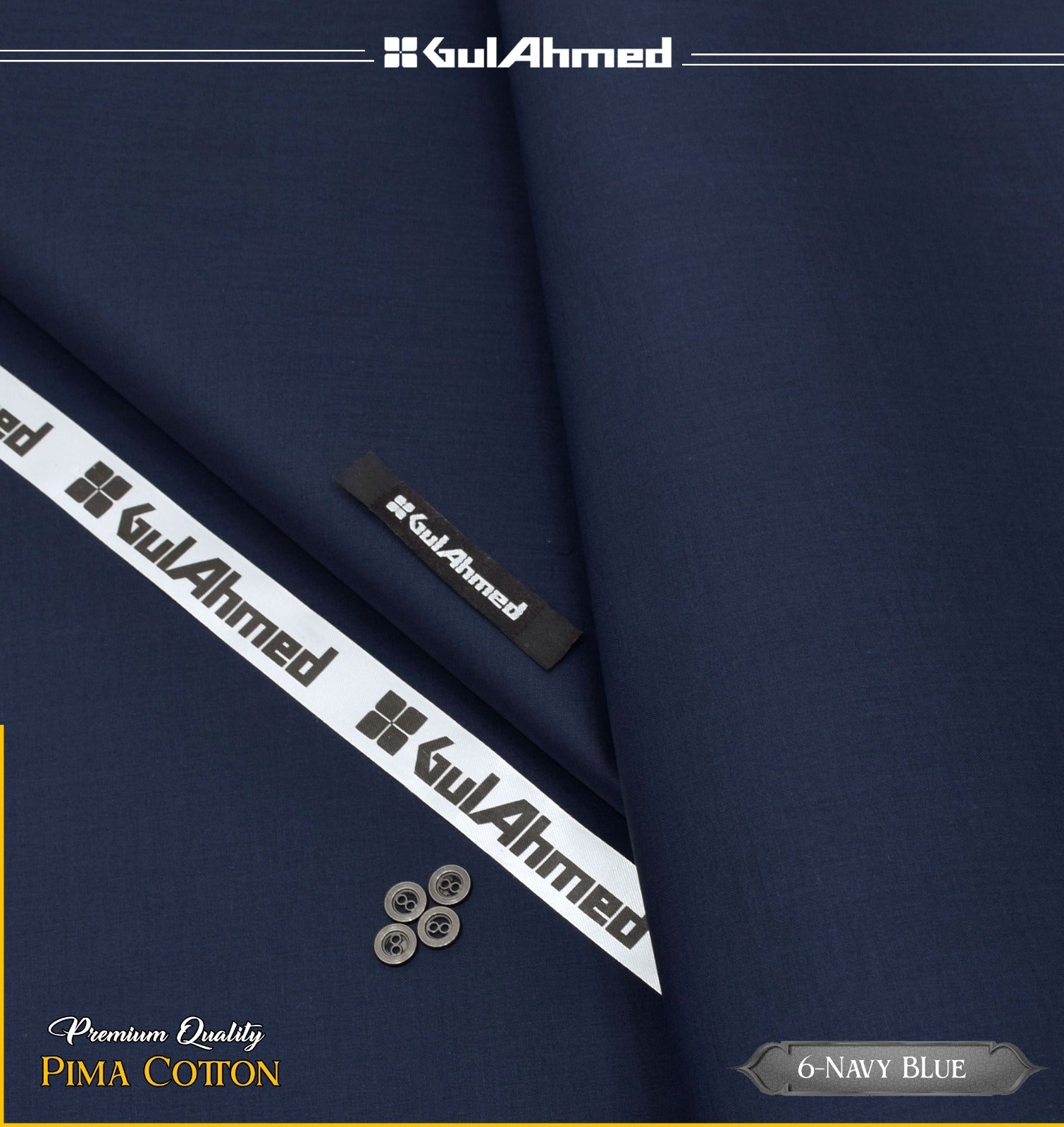 PURE COTTON NAVY BLUE