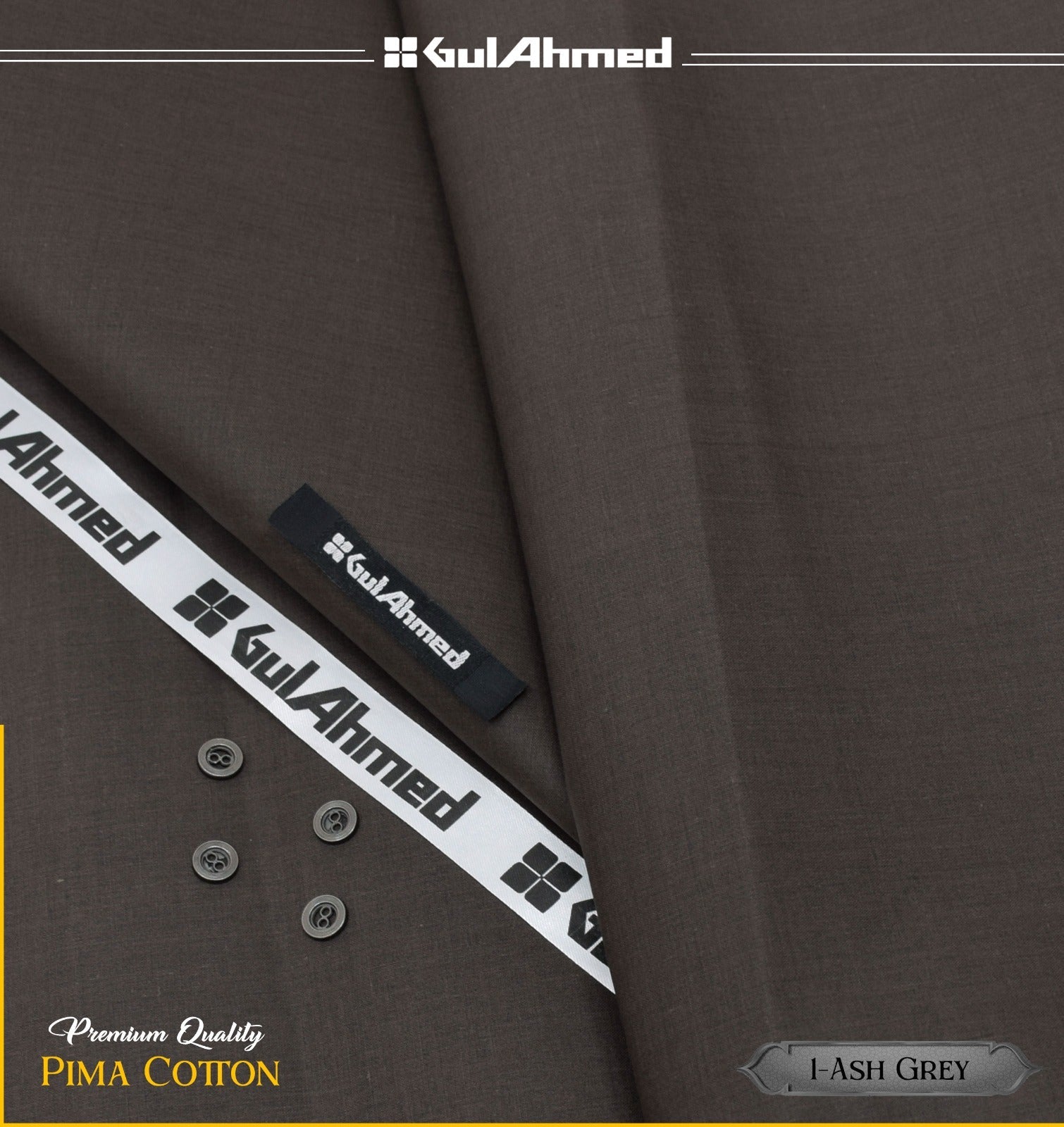 PURE COTTON ASH GREY